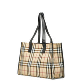 バーバリー ノバチェック トートバッグ ベージュ マルチカラー PVC レディース BURBERRY 【中古】